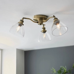 Lampa sufitowa Hansen 3lt Semi Flush 97247 ENDON