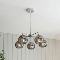 Lampa wisząca DIMPLE silver V 97972 ENDON