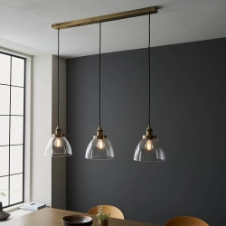 Lampa wisząca Hansen 3lt Linear Pendant 98114 ENDON