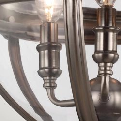 kinkiecik.pl Żyrandol Adams – 3 źródła światła – Antyczny nikiel FE-ADAMS-3P-ANL Elstead Lightingighting