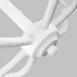 Żyrandol Annie – 6 źródeł światła – Teksturowana biel FE-ANNIE6-PSW Elstead Lighting