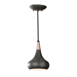 kinkiecik.pl Mała lampa wisząca Beso – 1 źródło światła – Ciemny brąz FE-BESO-P-S-DBZ Elstead Lighting