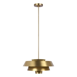 Lampa wisząca Brisbin – 1 źródło światła – Oksydowany mosiądz FE-BRISBIN-BB Elstead Lighting