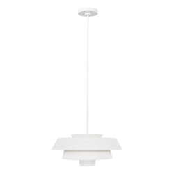 Lampa wisząca Brisbin – 1 źródło światła – Matowa biel FE-BRISBIN-MW Elstead Lighting