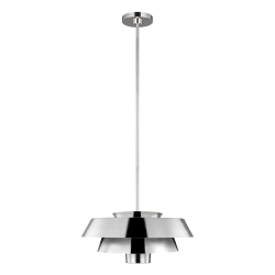 Lampa wisząca Brisbin – 1 źródło światła – Polerowany nikiel FE-BRISBIN-PN Elstead Lighting