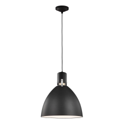 kinkiecik.pl Lampa wisząca Brynne – Wbudowany moduł LED – Czarna FE-BRYNNE-P-MB Elstead Lighting