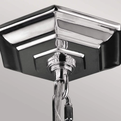 kinkiecik.pl Mała lampa wisząca Corinne – 3 źródła światła FE-CORINNE-3P-S Elstead Lightnig