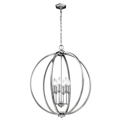 kinkiecik.pl Lampa wisząca Corinne – 6 źródeł światła FE-CORINNE-6P-L Elstead Lightnig