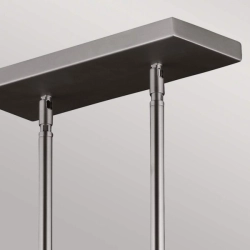 kinkiecik.pl Podłużna lampa wisząca Hobson – 3 źródła światła – Satynowy nikiel FE-HOBSON-3P-SN Elstead Lighting