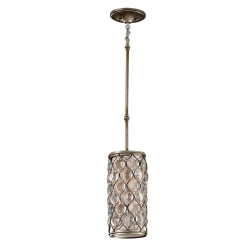 kinkiecik.pl Mała lampa wisząca Lucia – 1 źródło światła FE-LUCIA-P-D Elstead Lighting