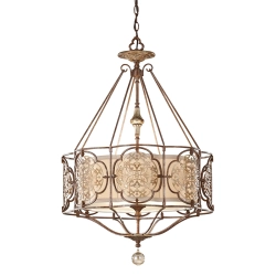 Lampa wisząca Marcella – 3 źródła światła FE-MARCELLA-P Elstead Lighting