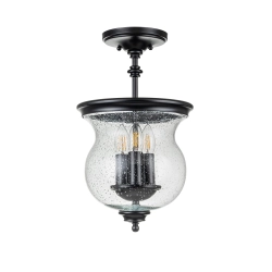 Lampa wisząca Pickering Lane – 3 źródła światła – Czarny FE-PICKERING-LANE-SF-BLK Elstead Lighting