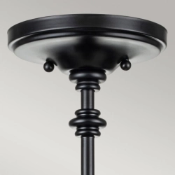 Lampa wisząca Pickering Lane – 3 źródła światła – Czarny FE-PICKERING-LANE-SF-BLK Elstead Lighting