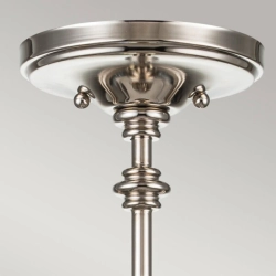 Lampa wisząca Pickering Lane – 3 źródła światła – Polerowany nikiel FE-PICKERING-LANE-SF-PN Elstead Lighting