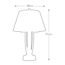 kinkiecik.pl Lampa stołowa Silvershore – 1 źródło światła FE-SILVERSHORETL Elstead Lighting