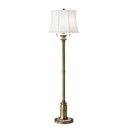 kinkiecik.pl Lampa podłogowa Stateroom – 2 źródła światła – Ciepły mosiądz FE-STATEROOM-FL-BB Elstead Lighting
