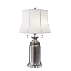 kinkiecik.pl Lampa stołowa Stateroom – 2 źródła światła – Antyczny nikiel FE-STATEROOM-TL-AN Elstead Lighting