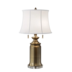 kinkiecik.pl Lampa stołowa Stateroom – 2 źródła światła – Ciepły mosiądz FE-STATEROOM-TL-BB Elstead Lighting