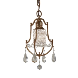 kinkiecik.pl Mała lampa wisząca Valentina – 1 źródło światła FE-VALENTINA-MP Elstead Lighting