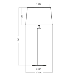 FJORD BLACK lampa stołowa L207265227 4Concepts --- wysyłka 24H ---- L207265227 - zdjęcie 2