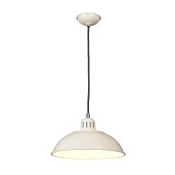 kinkiecik.pl Lampa wisząca Franklin – 1 źródło światła – Kremowa FRANKLIN-P-CR Elstead Lighting
