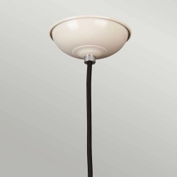 kinkiecik.pl Lampa wisząca Franklin – 1 źródło światła – Kremowa FRANKLIN-P-CR Elstead Lighting
