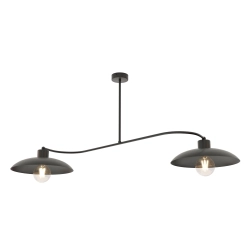 Żyrandol FOSTER 2 BLACK 1353/2 EMIBIG Lighting - zdjęcie produktu
