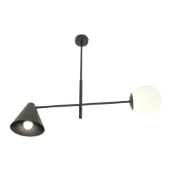 Żyrandol HERMES 2 BLACK 1347/2 EMIBIG Lighting