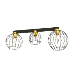 Lampa sufitowa NEST 3 BL GOLD 1370/3 EMIBIG Lighting - zdjęcie produktu