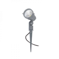 kinkiecik.pl GARY LED na klinie szara 230V LED 10W 45° IP65 3000K R10527 Rendl light studio