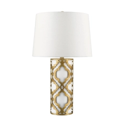 Lampa stołowa Arabella – 1 źródło światła – Postarzane złoto GN-ARABELLA-TL-G Elstead Lighting