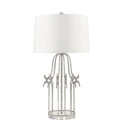 kinkiecik.pl Lampa stołowa Stella – 1 źródło światła – Przecierane srebro GN-STELLA-TL-SV Elstead Lighting
