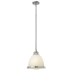 kinkiecik.pl Lampa wisząca Amelia – 1 źródło światła – Chrom HK-AMELIA-P-M-CM Elstead Lighting
