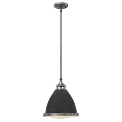 kinkiecik.pl Lampa wisząca Amelia – 1 źródło światła – Stary cynk HK-AMELIA-P-M-DZ Elstead Lighting