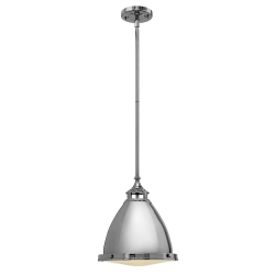 kinkiecik.pl Lampa wisząca Amelia – 1 źródło światła – Polerowany nikiel HK-AMELIA-P-M-PN Elstead Lighting