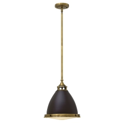 kinkiecik.pl Lampa wisząca Amelia – 1 źródło światła – Ciemny brąz HK-AMELIA-P-M-RB Elstead Lighting