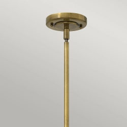 kinkiecik.pl Lampa wisząca Amelia – 1 źródło światła – Ciemny brąz HK-AMELIA-P-M-RB Elstead Lighting