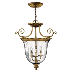 Mała lampa wisząca Cambridge – 3 źródła światła HK-CAMBRIDGE-P-S Elstead Lighting