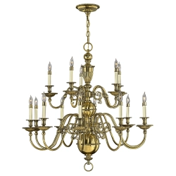 Żyrandol Cambridge – 15 źródeł światła HK-CAMBRIDGE15 Elstead Lighting