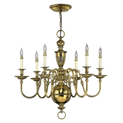 Żyrandol Cambridge – 6 źródeł światła HK-CAMBRIDGE6 Elstead Lighting