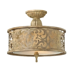 Mały półplafon Carabel – 2 źródła światła HK-CARABEL-SF-S Elstead Lighting