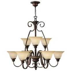 Lampa wisząca Cello – 9 źródeł światła HK-CELLO9 Elstead Lighting
