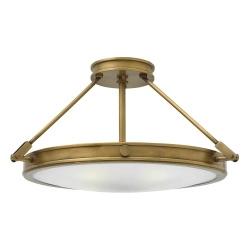 kinkiecik.pl Duży półplafon Collier – 4 źródła światła HK-COLLIER-SF-M Elstead Lighting