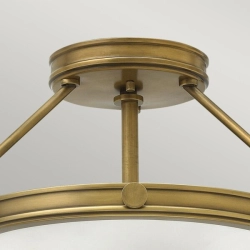 kinkiecik.pl Półplafon Collier – 3 źródła światła HK-COLLIER-SF-S Elstead Lighting