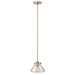 kinkiecik.pl Lampa wisząca Congress – 1 źródło światła – Szczotkowany karmel HK-CONGRESS-P-A-BC Elstead Lighting