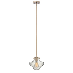 kinkiecik.pl Lampa wisząca Congress – 1 źródło światła – Szczotkowany karmel HK-CONGRESS-P-B-BC Elstead Lighting