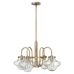 kinkiecik.pl Żyrandol Congress – 4 źródła światła – Szczotkowany karmel HK-CONGRESS4-B-BC Elstead Lighting