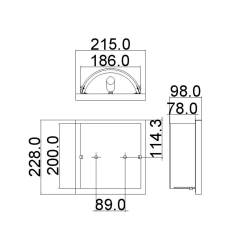 kinkiecik.pl Kinkiet Daphne – 1 źródło światła HK-DAPHNE1-BATH Elstead Lighting