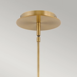 Mała lampa wisząca LED Dax – Stary mosiądz HK-DAX-MP-HB Elstead Lighting
