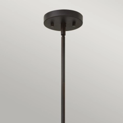 kinkiecik.pl Mała lampa wisząca Gemma – 1 źródło światła – Vintage brąz HK-GEMMA-P-A-VBZ Elstead Lightnig